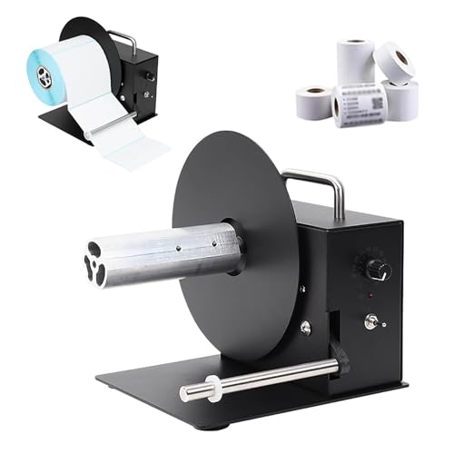 Riavvolgitore automatico di etichette riavvolgimento bidirezionale con velocità regolabile per una gestione efficiente delle nella logistica dellabbigliamento