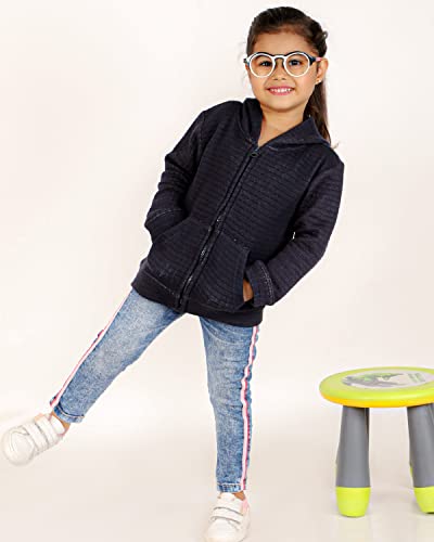 Image of The Mom Store Winter Jackets for Kids | Cute Sweatshirt and Cool Hoodies for Baby Boy and Baby Girls | with Zippers | Hoodie Cap