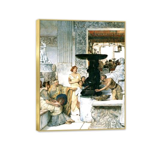 Image sur Toile Alma-Tadema pour décorer un salon élégant au format 90x70cm