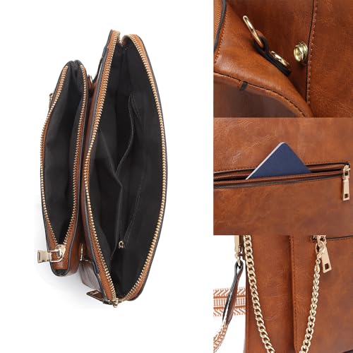 Sac à main compartimenté avec large sangle réglable - 5