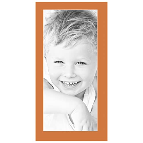 12x27 Tangerine / Octoberfest Custom Mat for Picture Frame with 8x23 opening size (Mat Only, Frame NOT Included)