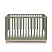 Storkcraft Santos Convertible Crib (Olive & Natural) – GREENGUARD Gold Certified, Fits Standard Crib Mattress, Converts to Toddler Bed and Daybed, 4 Adjustable Mattress Heights, Rounded Edges
