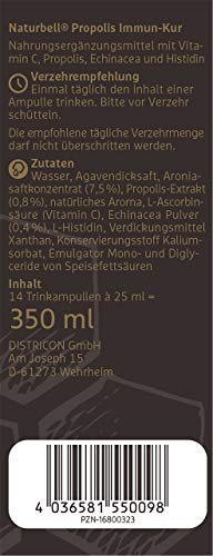 Naturbell Propolis Immun-Kur, Nahrungsergänzungsmittel mit Propolis und Vitamin C zur Unterstützung des Immunsystems… – Bild 6