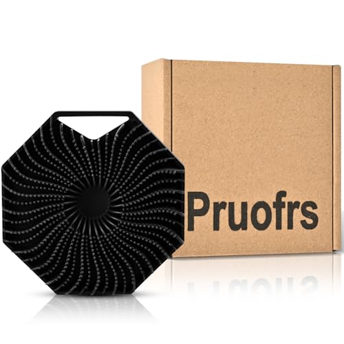 Silicone Body Scrubber Loofah – Gentle Bath Brush for Shower, Durable & Sensitive Skin-Friendly, Suitable for All Skin Types, Essential for Men & Women, Black