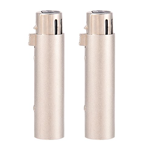Conector XLR Macho a Hembra 3 Pines Paquete de 2 miniatura 5