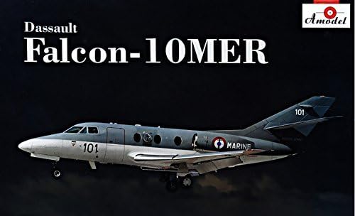 PLASTIC MODEL AIRPLANE KIT AIRPLANE DASSAULT FALCON 10MER 1/72 AMODEL 72340