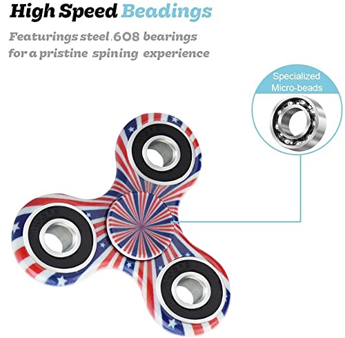 Scione TOY-COLORFUL-12 Pack Fidget Spinner Toy thumb #3