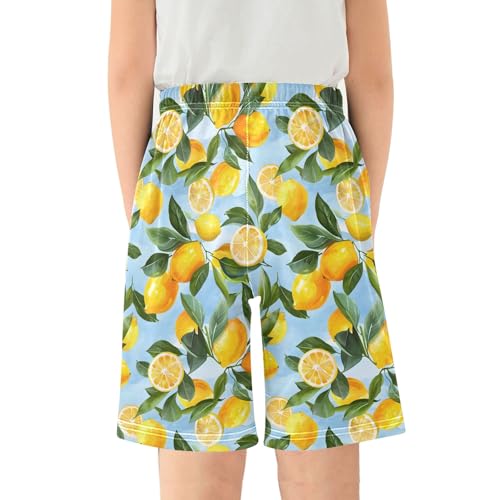 Color Of Lemons Short Pajama Pants Bottoms Soft Sleepwear with Pockets2