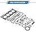 VekAuto 1 Set HS26519PT Cylinder Head Gasket Kit for Nissan Altima 2007-2012 QR25/T30 Efficiency Seal Metal Rubber Engine Valve Gasket Set
