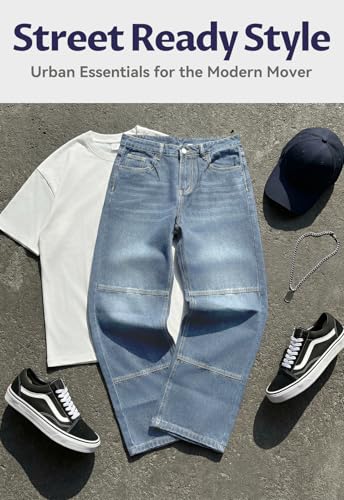 DISLANBO Carpenter Pocket Baggy Jeans