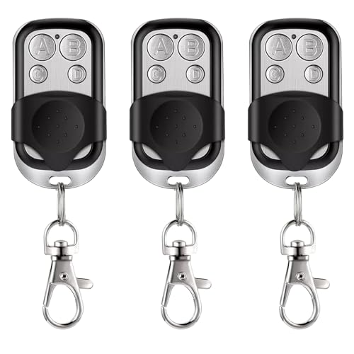 3 Pezzi Telecomandi Universali per Cancelli, Telecomando Cancello Universali 433,92 MHz, Telecomando per Cancelli, Telecomando Universale Cancello, Telecomandi Universali per Garage