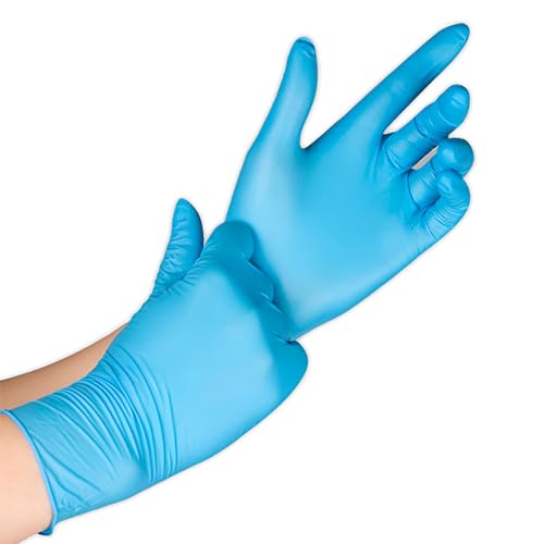 VOS Disposable Gloves 1000 Pcs Box Latex & Powder Free Nitrile Rubber Gloves Single Use Protective Gloves For External Uses