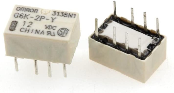 12V Relay G6K-2P-Y-12VDC G6K 2P Y 12VDC G6K2PY12VDC DC12V Inline 8PIN(5PCS)