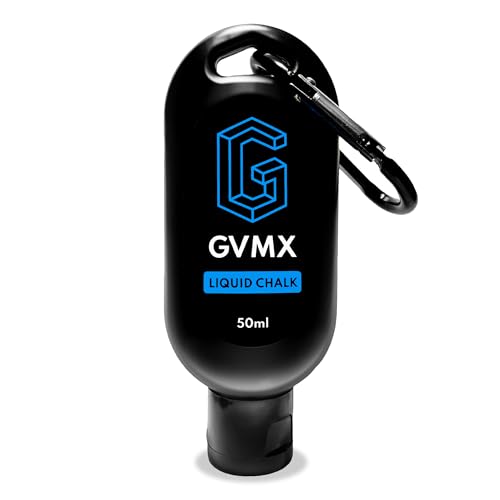 50ML Superior Grip Premium Liquid Chalk. Long Lasting Mess-Free Gym Chalk for Weightlifting, Gymnastics, Climbing. Fast Drying Refillable Gym Accessories. (50ML - 1 Pack)
