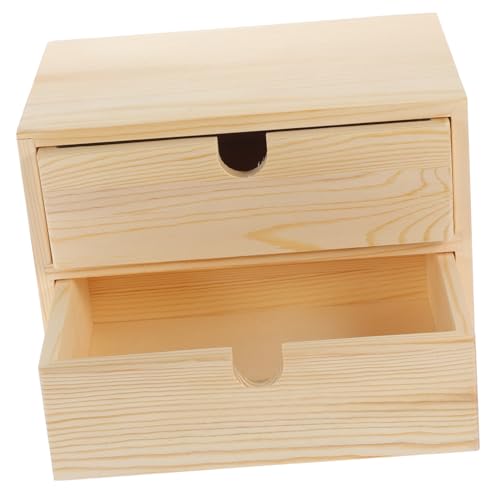 VALICLUD Mobiletto da Scrivania con Cassetti in Legno Scatola Portaoggetti da Ufficio Contenitore per Cancelleria Organizer da Scrivania per Piccoli Oggetti Mobiletto Organizer