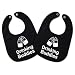 Drinking Buddies Twins Baby Bibs - 100% Soft Cotton, Unisex Twin Bib Set