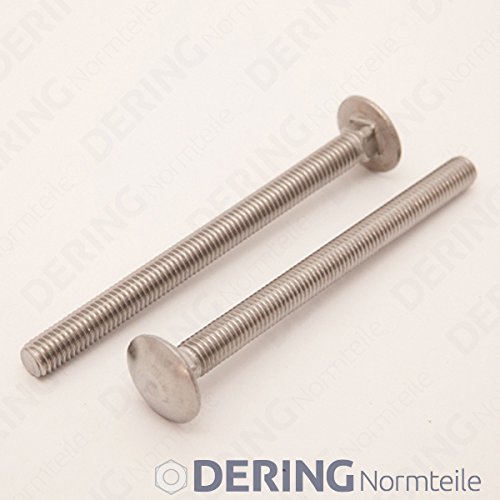 Dering Viti a testa tonda DIN 603 Acciaio Inox A2