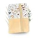 Malino Premium Windeltasche für unterwegs – Cozy Beige - Organizer für Windeln, Feuchttücher & Baby-Essentials, Baby Kosmetiktasche im Boho-Design