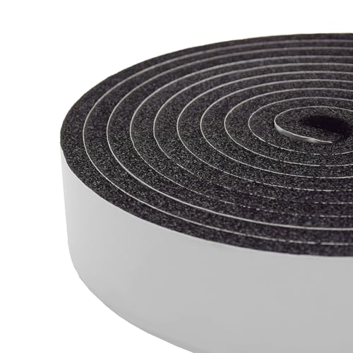 Image of DOBTIM Pipe Insulation Foam Wrap Tape, Self Adhesive with High Resilience for Pipe Insulation Wrap 13 Ft Long x 2 Inch Wide x 3 /8 Inch Thick