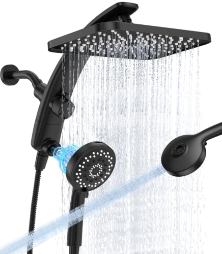 Image of Veken 12 inch Rain Shower Head with Handheld,High Pressure Power Wash,Magnetic