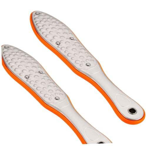 BESTYASH Pies de Acero Inoxidable Exfoliador Portátil Removedor de Muerta Raspador Callos para Pedicura Seguro y Duradero Color Aleatorio