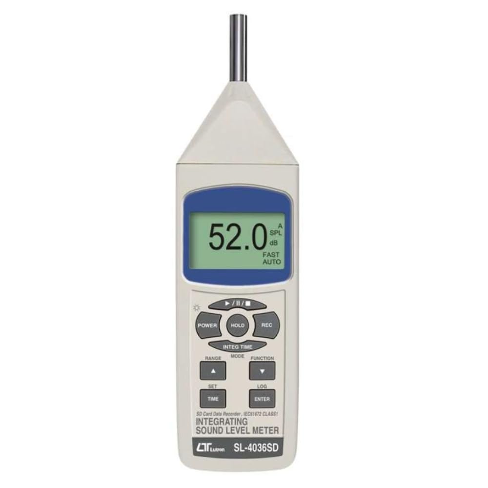 *Spedizione in 1 giorno*Misuratore di decibel di precisione (intervallo: da 30 a 130 dB) per lezioni | Misuratore di livello sonoro professionale di classe 1 per pianisti, test acustico | SL-4036SD