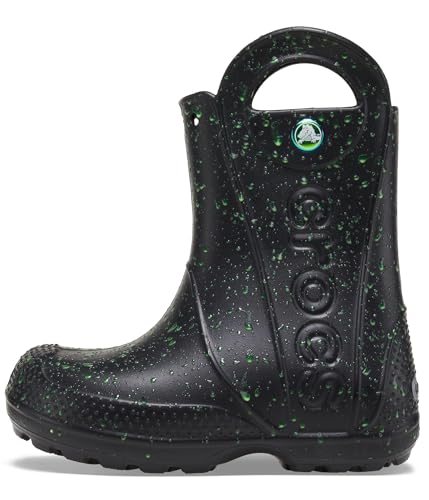 Image of Crocs Kids' Handle It Rain Boots | Waterproof Slip On Shoes | Kids' Rain Boots