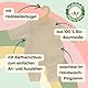 Heless 2480 - Puppenkleidung aus 100 Prozent Bio-Baumwolle, Strickstrampler in Ecru für Puppen und Kuscheltiere der Größe 35-45 cm