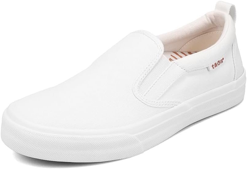 Rubber Soul Slip-On Women's Sneaker - Fresh and Clean Canvas Design with Effortless Style, Removable Footbed and Arch Support - Elevated Comfort for All-Day Fashion