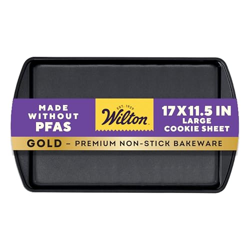 Wilton Gold Premium Non-Stick Warp-Resistant Bakeware, Made without PFAs, Large