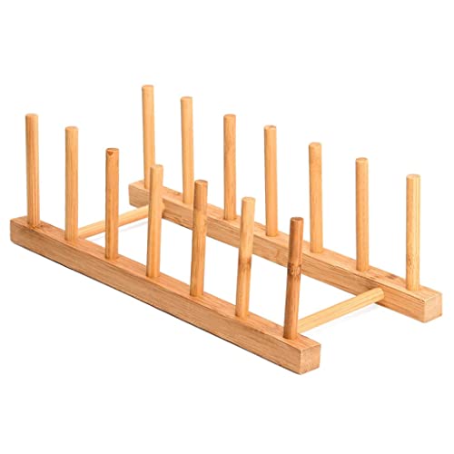 jojnsha Soporte de almacenamiento para discos, soporte de exhibición, plato de platos, taza, tapa de olla, tabla de cortar, estante de secado, escurridor de gabinete de cocina