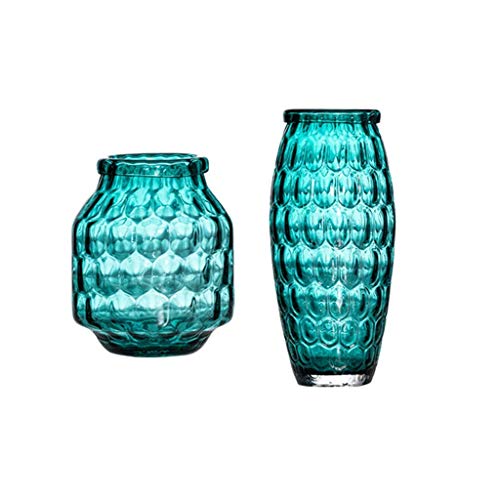 Flowers Preservation Appliance Polka Dot Vase, Creative Thickened Glass Vase Dried Flowers Fresh Flowers Decorative Bottle Glass Vases For Table Decoration Decorative Kettle, Lsxysp, 2, 2 #TOP12