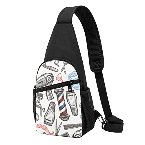 Sac à dos PSVOD Barber Shop bicolore idéal pour les salons et visites à domicile