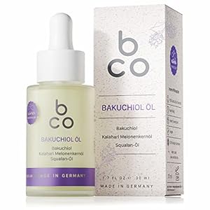 bco Bakuchiol Öl – straffende Gesichtspflege auf Squalan-Öl Basis, pflanzliche Retinol Alternative, natürliches Anti…
