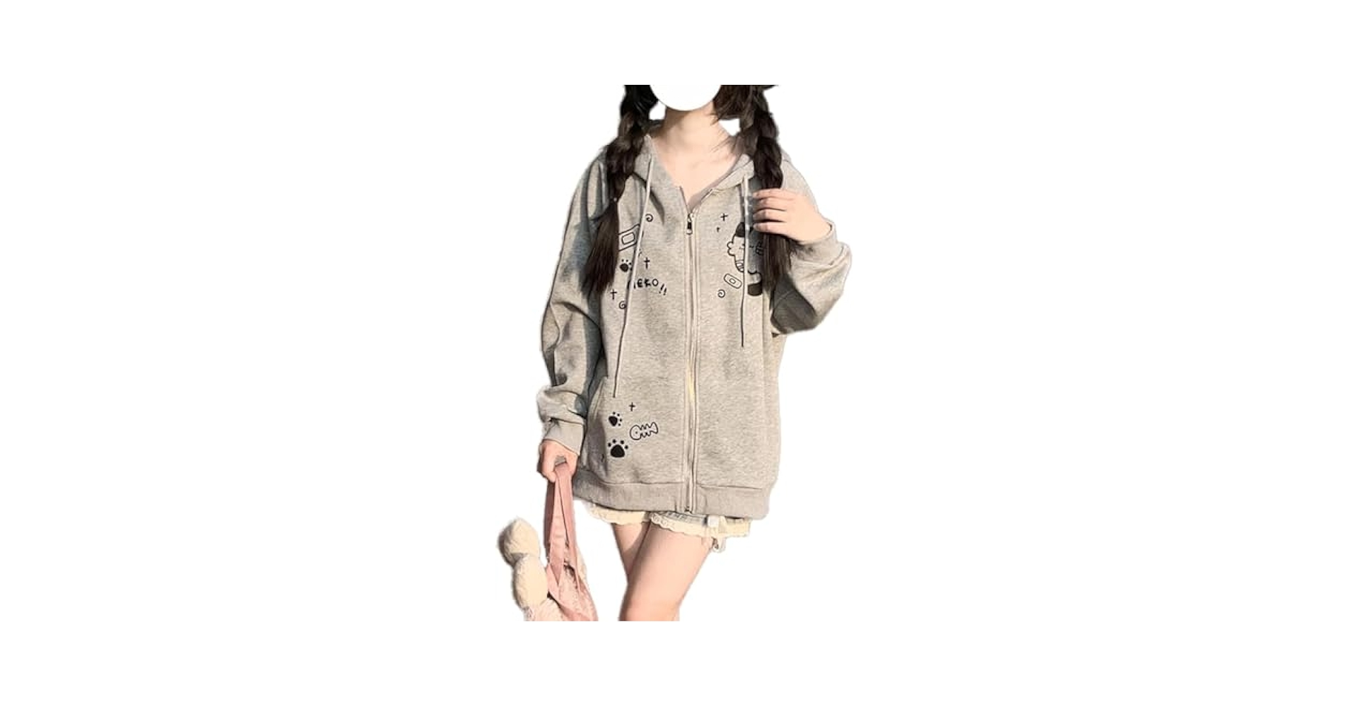 ヲホヲホ Amazon.com: Xojbzoo Women's Y2K Zip-Up Hoodie Oversized