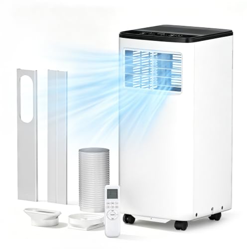 Image of Antarctic Star 8000 BTU Portable Air Conditioner, 4-in-1 Portable AC Unit Cool up to 350 Sq.Ft, 4 Modes Room Air Conditioner with Remote /24Hrs Timer /360 Wheels, Window Installation Kit Included
