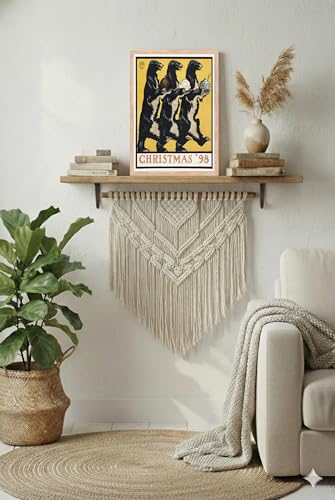 Image of BLINKART Vintage Illustration Modern Art Walls With Frame | Natural Wood Texture | Living Room Bedroom Office Wall Decoration | Poster Home Decor Frames Wall Bedroom | 12x8 Inches (D385)