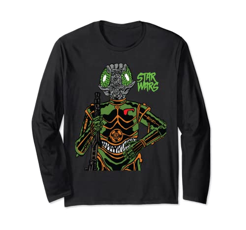 T-shirt Star Wars 4-LOM Bounty Hunter Droid vêtement manches longues coton