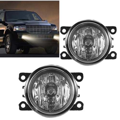 Image of PHILTOP Pair Fog Light Assembly Compatible with Ford Focus 2008-2011,Freestyle 2005-2007,Mustang 2005-2009,Ranger 2005-2007,Taurus X 2008-2009,Lincoln LS 2005-2006,Navigator 2007-2014,H11 12V 55W Bulb