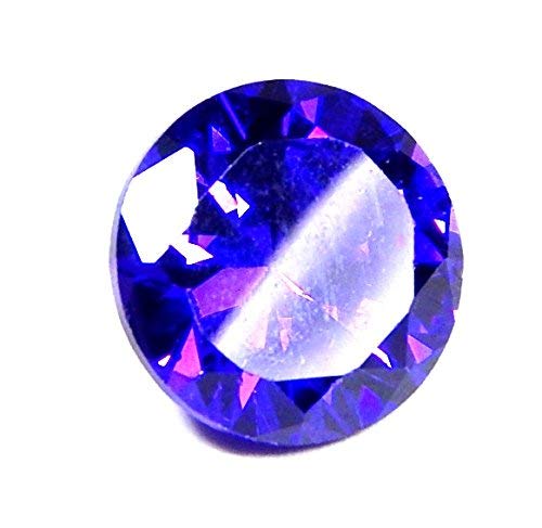 Zircon bleu brillant de 6,7 carats certifié en laboratoire pierre taillée de prestige