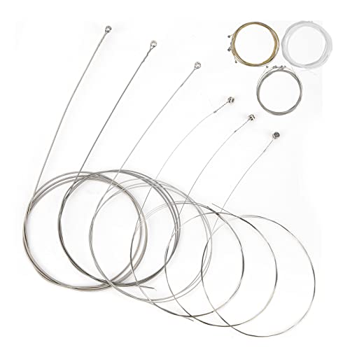 cordes de guitare acoustique 6 cordes ensemble 6pcs corde de guitare résistance à la traction alliage plaie accessoires… - Les Beatles, Paul McCartney, John Lennon, RIngo Starr, George Harrison cordes de guitare acoustique 6 cordes ensemble 6pcs corde de guitare résistance à la traction alliage plaie accessoires…