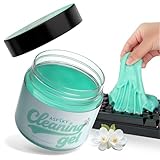 ASFSKY Car Cleaning Gel (Green,Magnolia) Cleaning Putty Universal Dust Cleaning Car Interior Cleaner Keyboard Dust Remover Car Slime Gifts for Women Girl Men（1 Pack）