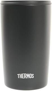 サーモス 真空断熱タンブラー フタ付き 400ml ブラック JDP-400 BK