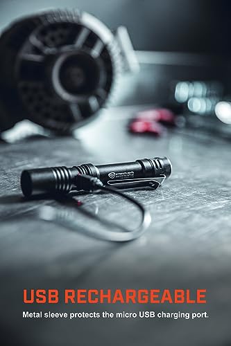 Streamlight 66320 Macrostream Usb 500-Lumen Rechargeable Compact Flashlight With Wrist Lanyard, Hat Clip And Usb Cord thumb #4