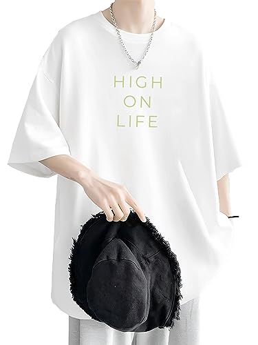 Image of Rigo Printed Oversized T-Shirts for Men | Drop Shoulder T-Shirt for Men