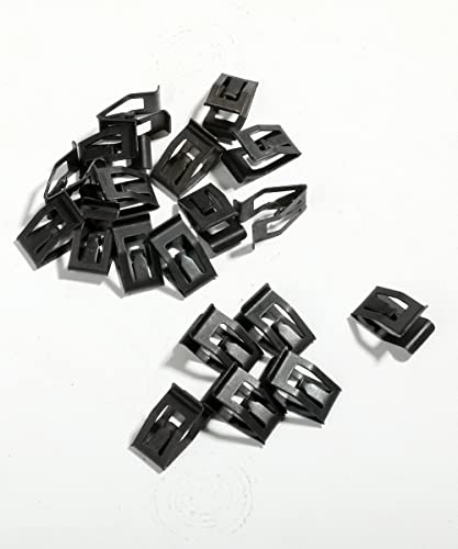 Esewalas 20Pcs Dashboard Trim Clips,Automotive Car Metal Retainer Car Front Console Retainer,Front Console Dash Dashboard Trim, Metal Dash Retainer Clips Replacement For Mose Cars #TOP3
