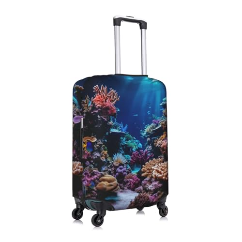 Fish Aquarium Suitcase Covers, Luggage Protectors Fits Four Sizes Suitcase For Travel3