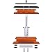 Hobbypark Aluminum RC Car Stand Work Station with Weight Repair Tools for 1/12 1/10 1/8 Crawler Truck Buggy Traxxas Redcat Axial RC4WD Tamiya HPI (Orange)