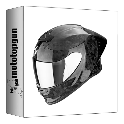 Casque intégral Scorpion Exo-R1 Evo II Carbon Air Onyx en carbone haut de gamme