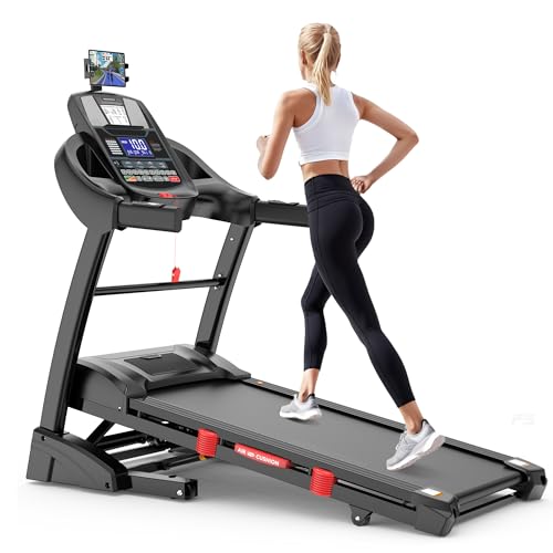 Image of Treadmill 300 lbs Capacity, Treadmills for Home Use, APP Control, 64Preprogram, Shock Absorption